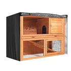 Крышка для кроличьей клетки без клетки кролика клетка 4FT Водонепроницаемый ветрозащитный Пылезащитная на открытом воздухе