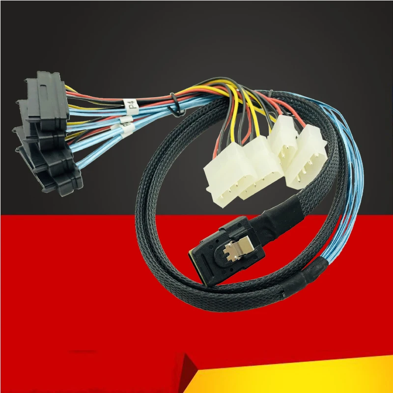 SAS Кабели SATA для жесткого диска сервера Дисплей карты мини 4i SFF-8087 36Pin до 4 29Pin с