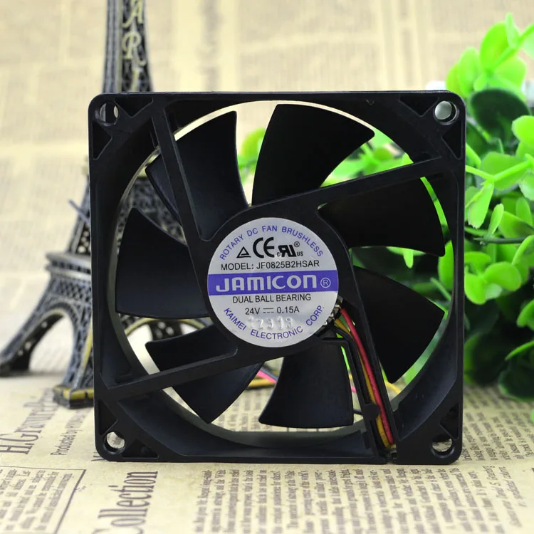 

New original JF0825B2HSAR 24V 0.15A 8025 8CM 3-wire inverter fan