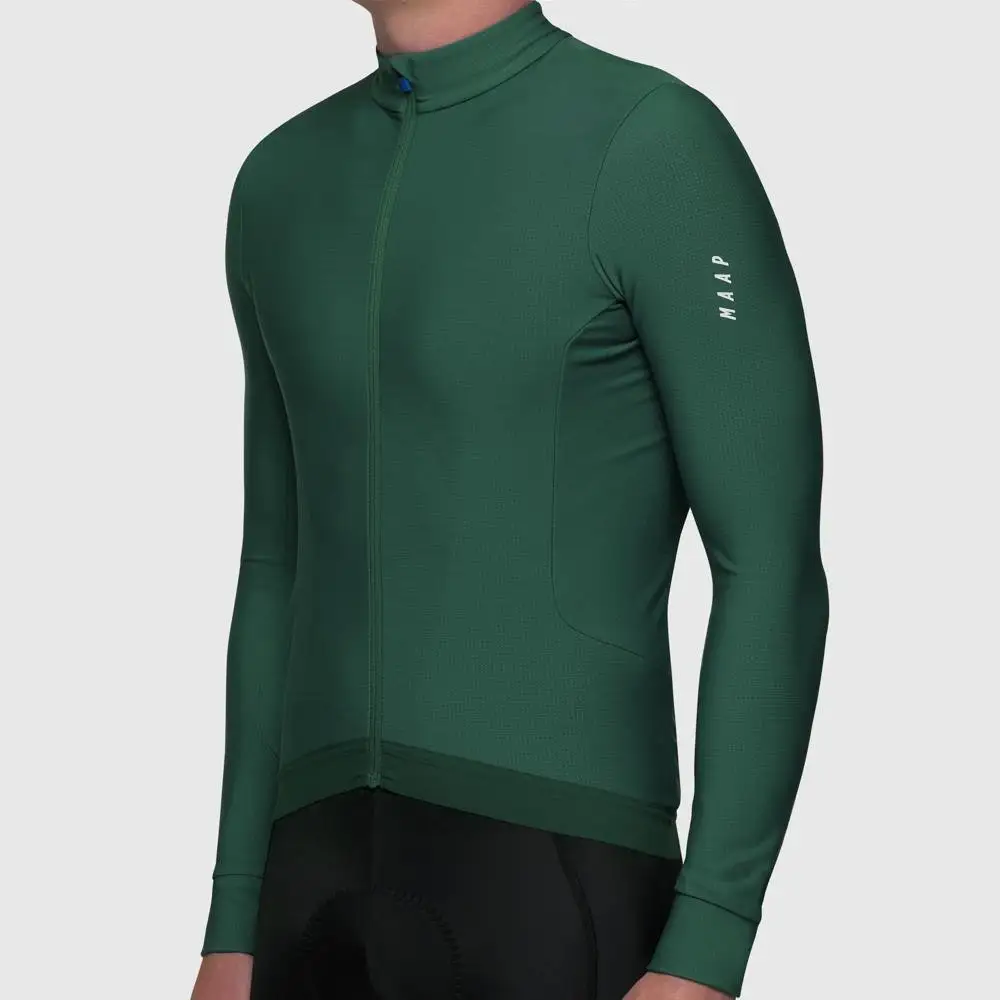 

Spring and autumn Maap 2020 last version men long sleeve cycling jersey with Three pocket maillot ciclismo hombre mtb jerse