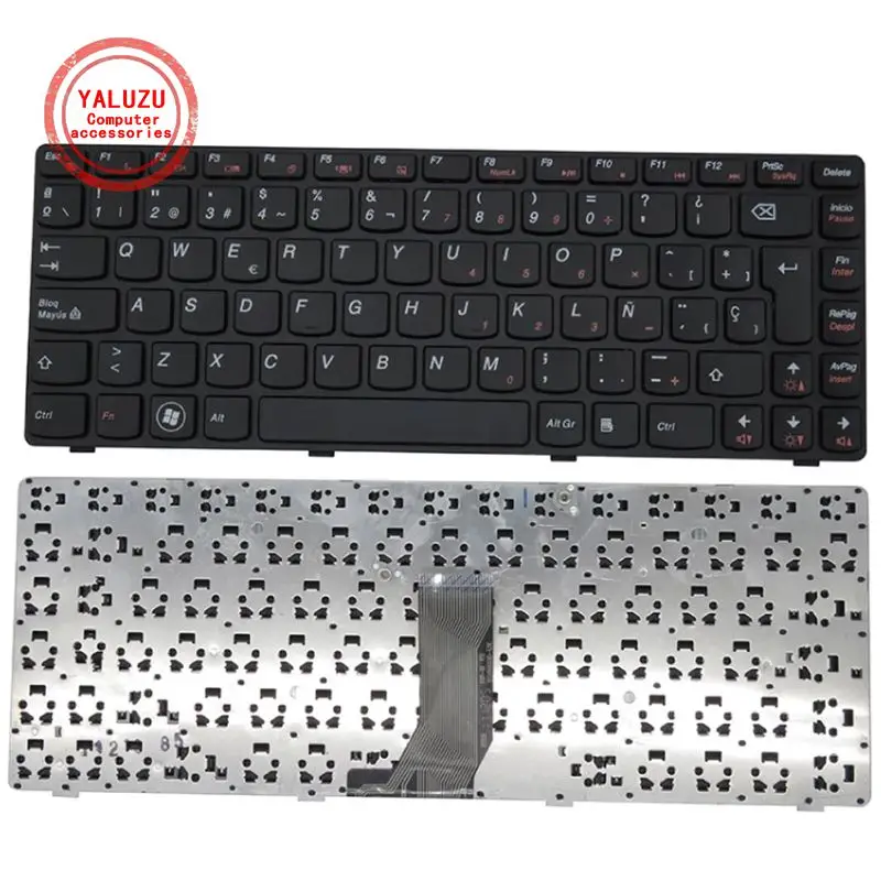 Испанская клавиатура для ноутбука LENOVO Z470 G475 Z370 Z475A Z475G Z475GM Z370G Z375 Z470AT Z470AX Z470K Z470G