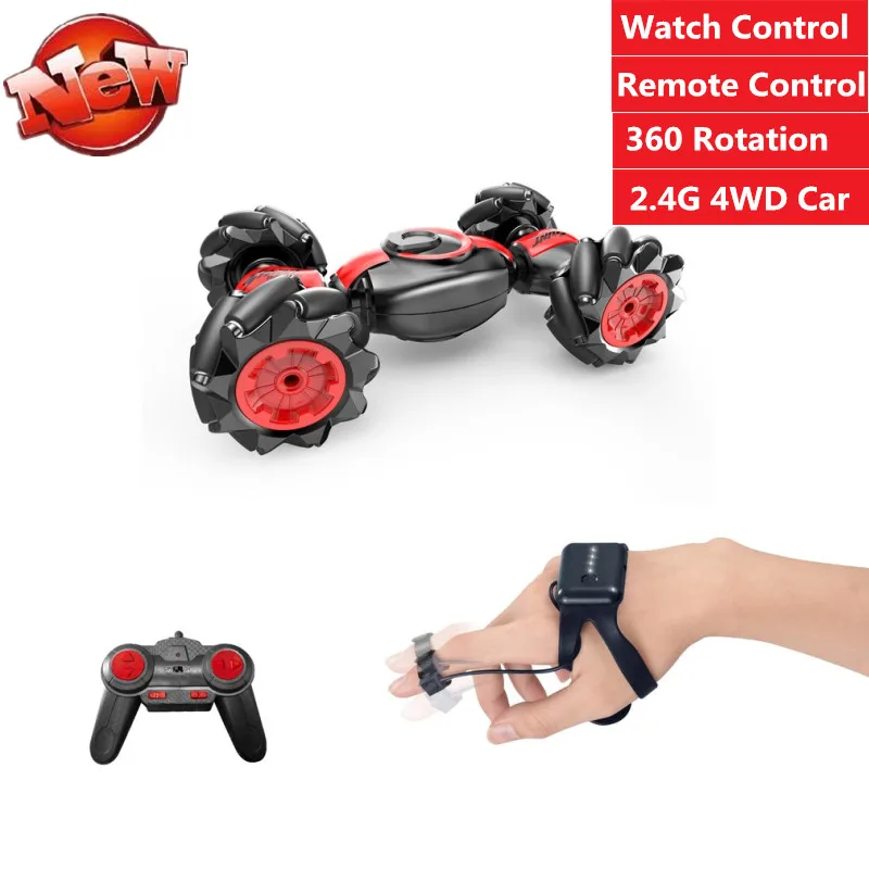 

Управление часами, скручивание автомобиля, 3D, вращение, автомобиль, амфибия, RC, каскадер, автомобиль, 2,4G, 4WD, управление жестами, дистанционно...