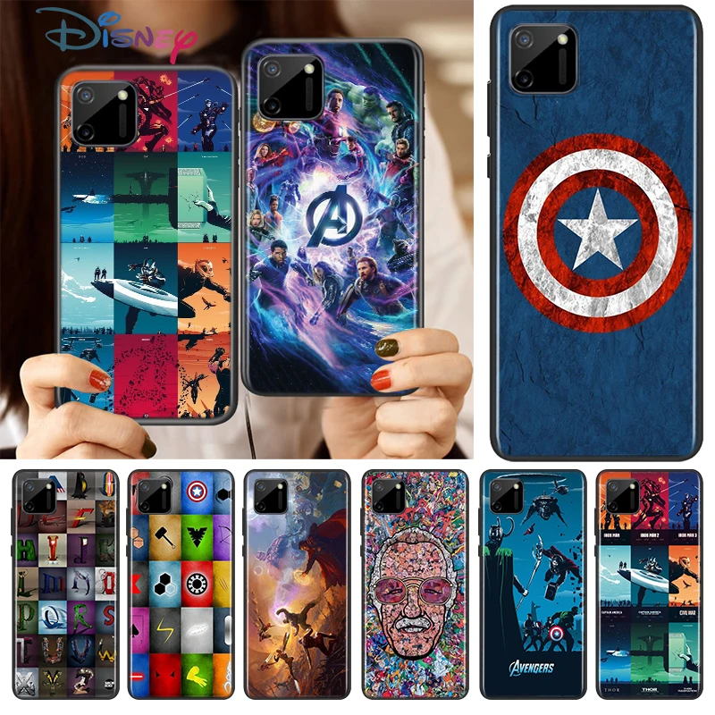 

Avengers Marvel For OPPO Reno 10X ZOOM A ACE 2 Z Find X2 Neo Lite Realme V3 V5 V15 Narzo 10 20 Pro Soft Phone Case