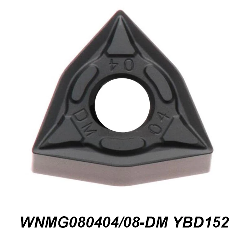 

Original WNMG 080404 080408 WNMG080404-DM WNMG080408-DM YBD152 Processing Cast Iron Cylindrical Turning Tool CNC Carbide Insert