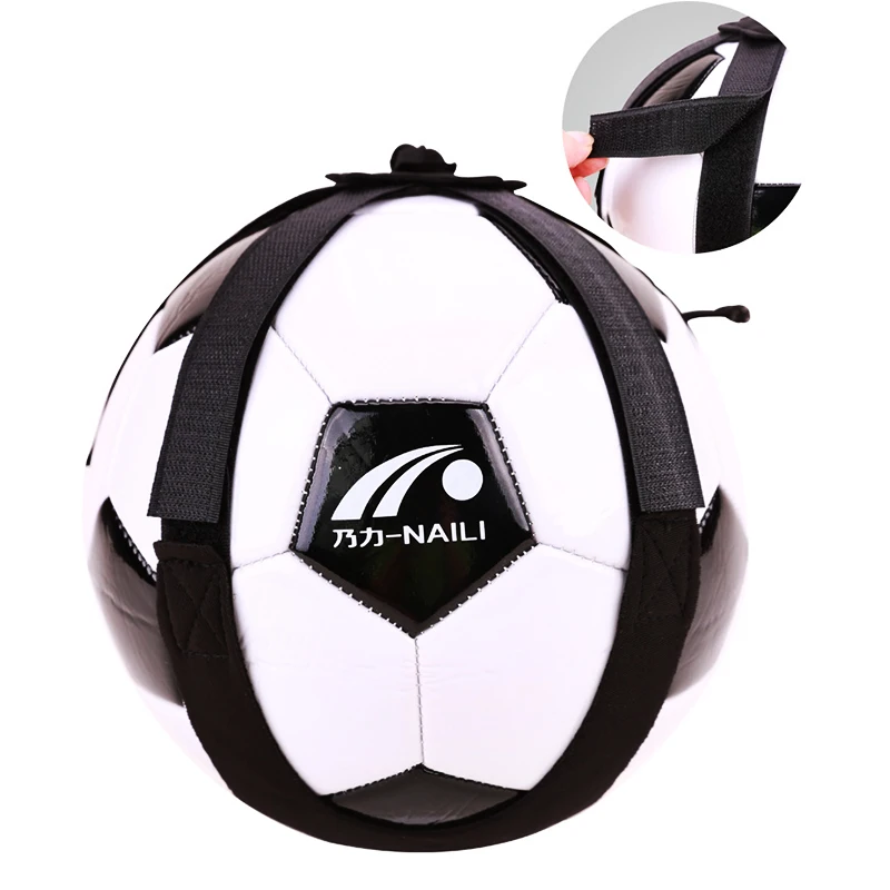 

Soccer Trainer Football Kick Throw Solo Practice Training Aid Control Skills Adjustable Equipment Ball Bags Gift