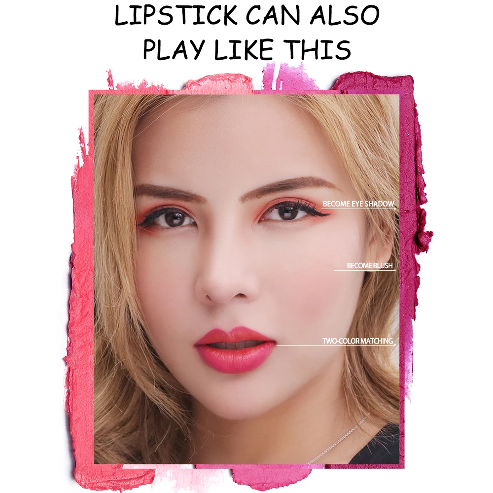 помада Матовая бархатная ZEESEA 12 цветов водостойкая Профессиональная косметика