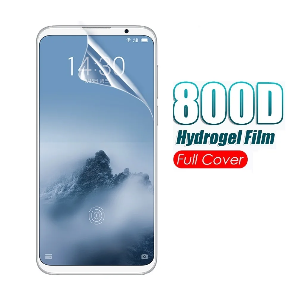 

3PCS For meizu 16s pro 16T 16th 16XS 17 Screen Protector meizu pro 7 plus Full Cover Hydrogel Film Not Tempered Glass