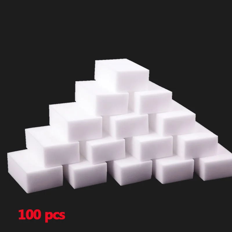 Белая Волшебная меламиновая Губка 100*60*20 мм многофункциональная губка для чистки