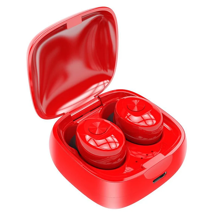 XG12 TWS Bluetooth 5,0 наушники стерео беспроводные наушники HIFI Звук спортивные наушники громкой связи игровая гарнитура с микрофоном для телефона - Цвет: Model A Red