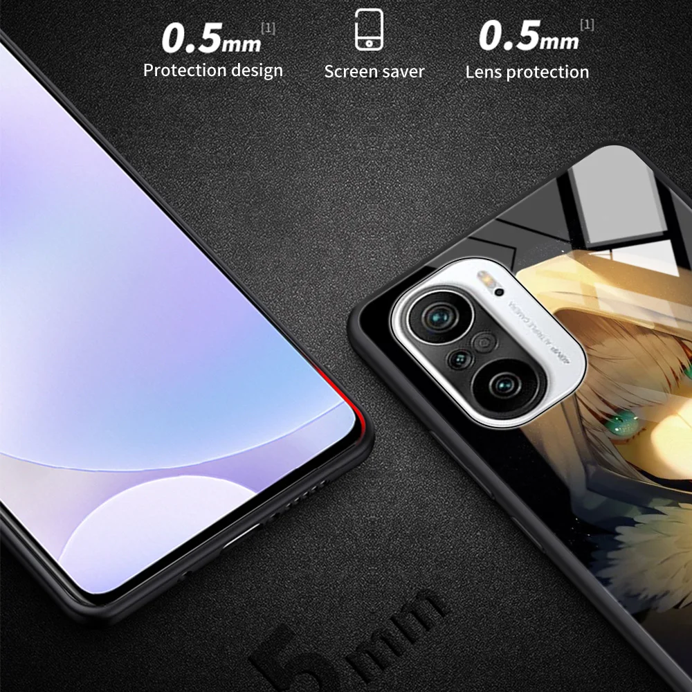 Чехол из закаленного стекла для Xiaomi Redmi K40 K30 Pro 9C 9A 8A 9 7 Note 10 Max 8 9S 10S 8T 9T | Мобильные