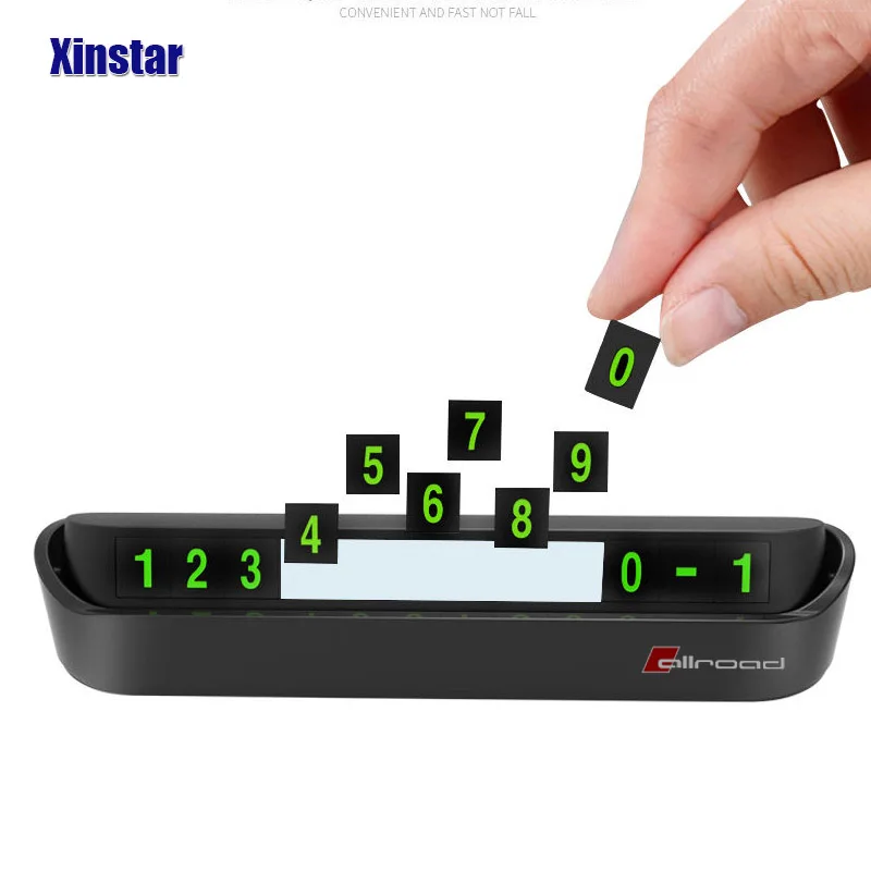 Автомобильный номерной знак наклейка для парковочной карты Audi A3 A4 A5 A6 A7 A8 TT Q3 Q5 Q7 A1