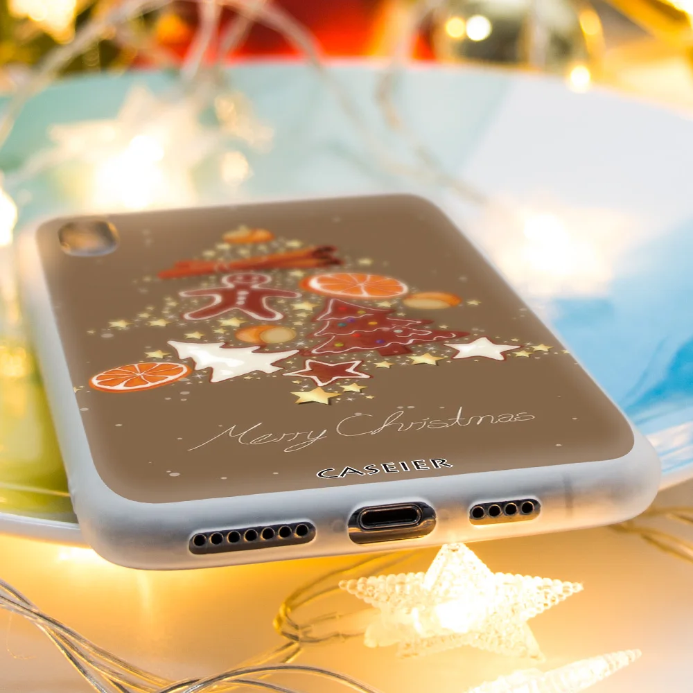 Caseier 2020 новогодний чехол для телефона iphone 11 Pro Max XR X XS MAX 7 8 Christamas Чехлы 6 6S Plus Мягкий