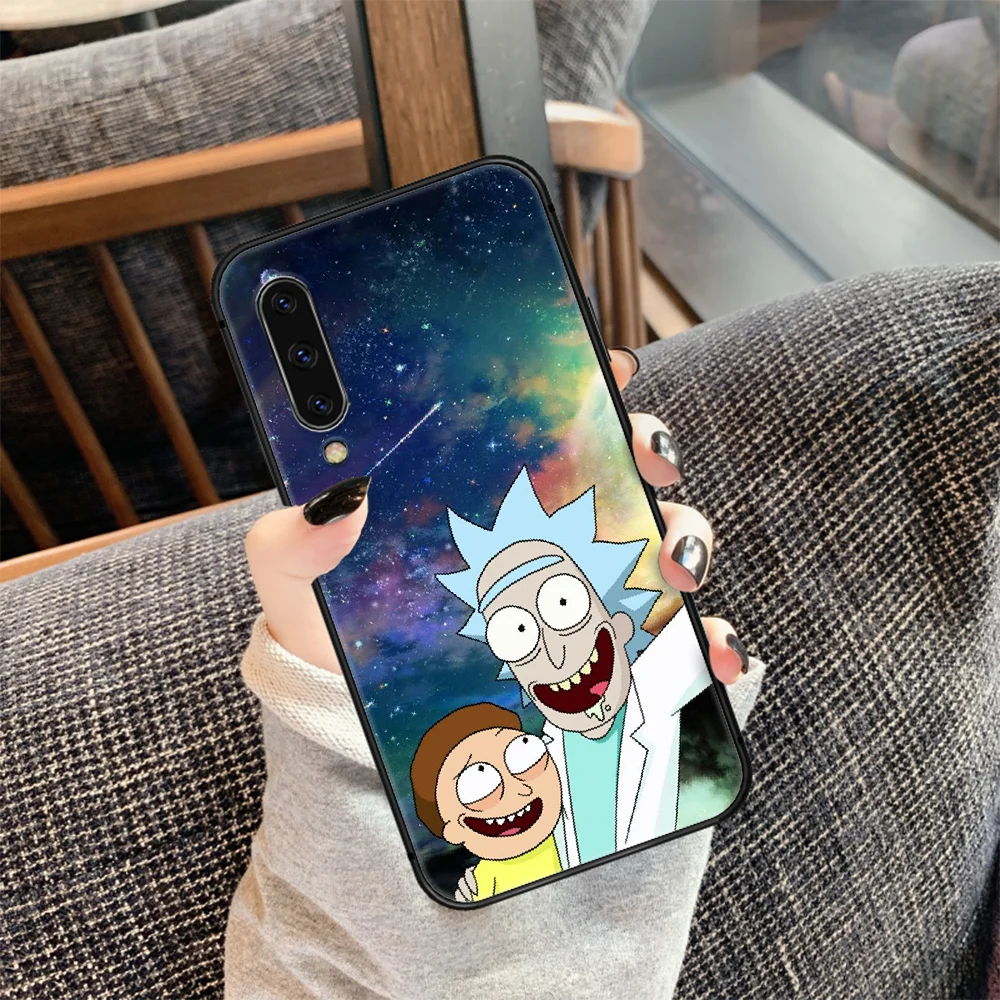 

Ricks Cartoon Mortys Funny Phone Case Cover For Samsung Galaxy A10 A11 A20 E A21 A30 A40 A41 A50 A51 A70 A71 A81 S black Cover