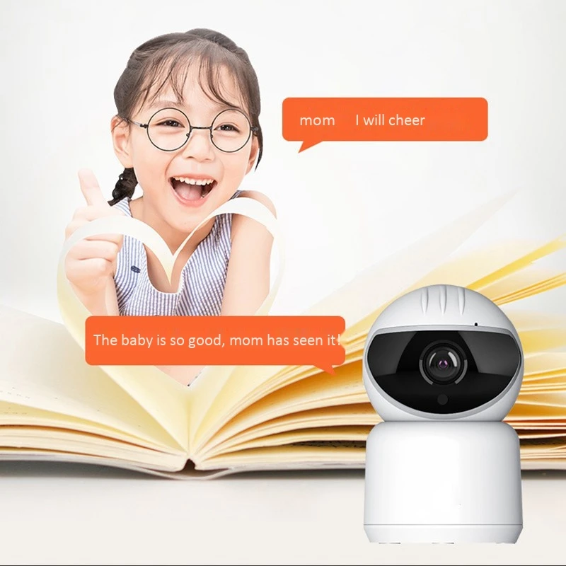 

AM05-Home Security Camera 1080P HD Indoor Camera Baby Monitor Auto-Cruise Motion Track Remote Control Security System