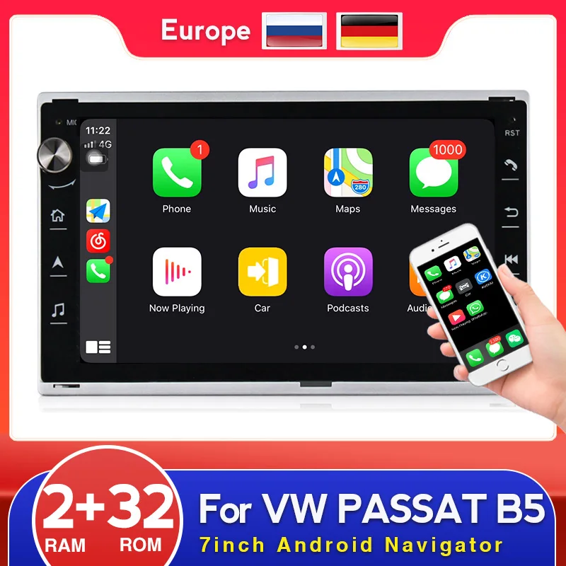 NaviFly автомобильный dvd плеер Android для Peugeot 307 VW PASSAT B5 JETTA BORA GOLF 4 POLO MK5 MK4 MK3 T5