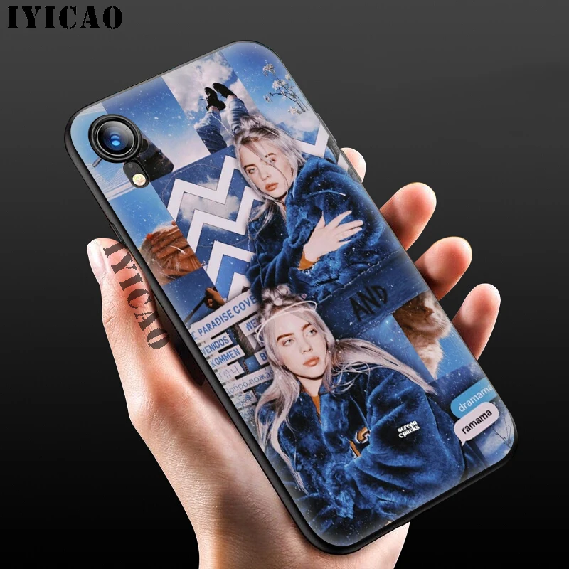 IYICAO Bilie Eilish Khalid прекрасный мягкий черный силиконовый чехол для iPhone 11 Pro Xr Xs Max X или 10 8 7 6 6S Plus 5 5S SE - Цвет: 6