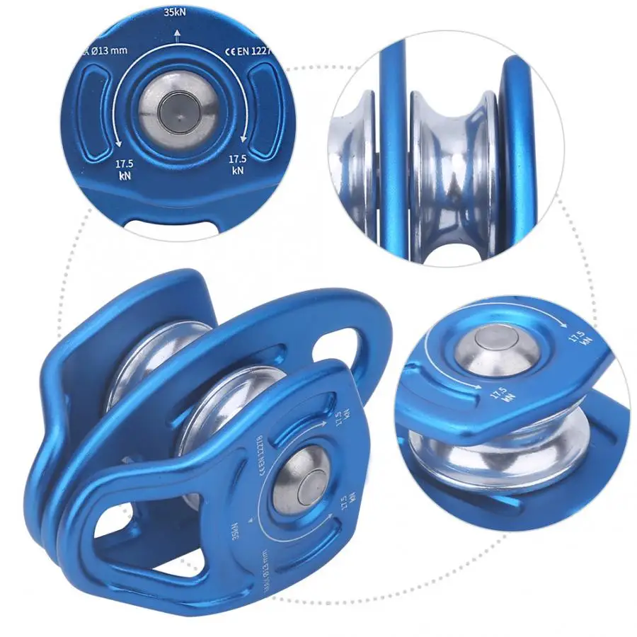 Коаксиальная подвижная боковая Поворотная двойная шкив 35KN для наружного