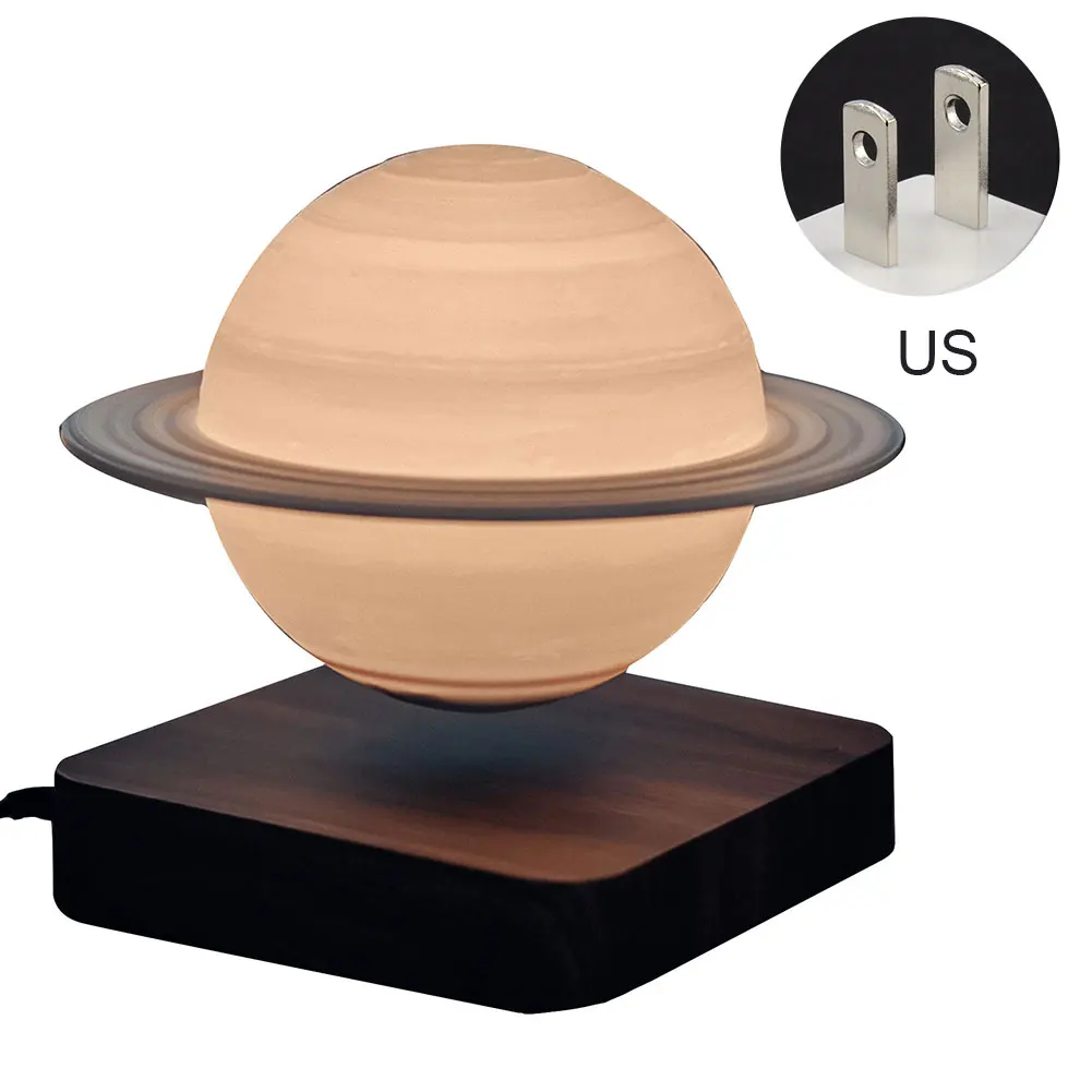 

Moon Lamp 3 Colors Modes Led Touch Control Bedroom Toys Party Magnetic Levitating Office 3D Printing Nursery Home Decor