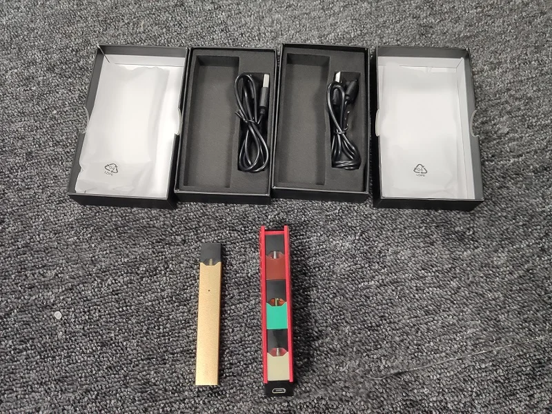 Универсальный совместимый для JUUL Зарядка для электронной сигареты fit Vape ручка комплект JUUL00 мобильная зарядка стручки футляр для хранения 1100 мАч