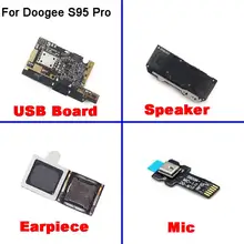 1Pcs For Doogee S95 Pro New Original 6.3Inch USB Board Speaker Earpiece Mic Receiver Mobile Phone Accessory Replacement Parts