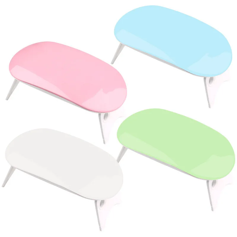 Portable Mini 6W LED Lamp Nail Dryer USB Charge 30s 60s Timer Light Quick Dry Nails Gel Manicure For Art Tools | Красота и здоровье