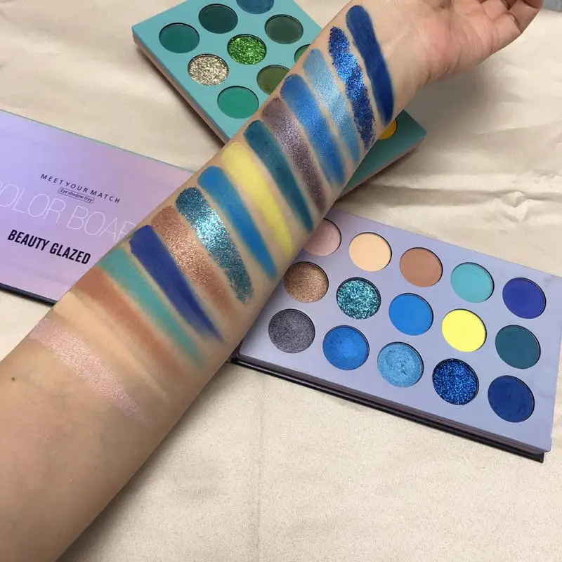 Палетка теней Beauty Glazed 4 слоя матовые Перламутровые тени для век макияж косметика