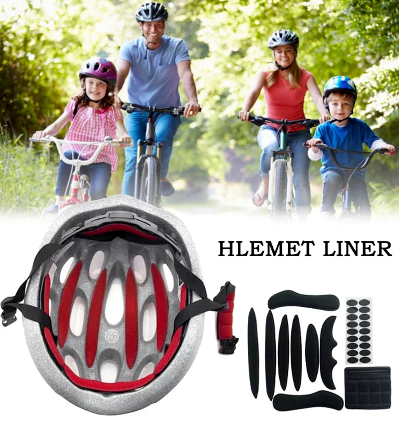 

Helmet Inner Liner Protection Sponge Padding Buffer Motorcycle Bike Safe Riding Comfortable Helmet Mat