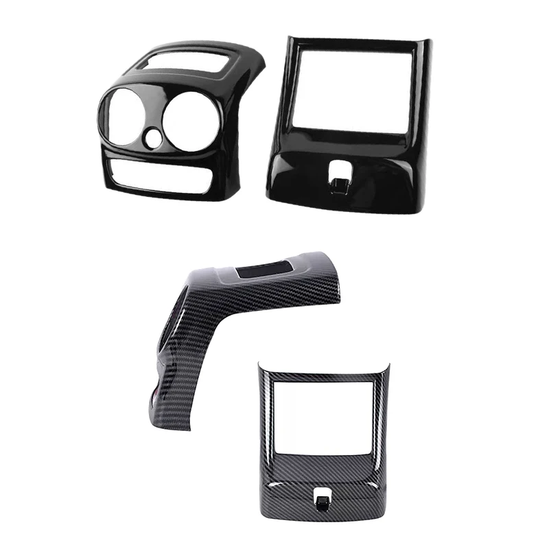 

Car Rear Armrest Box Air Conditioning Outlet Covers Trim Anti-Kick Protector for Mercedes Benz GLC X253 2020 2021