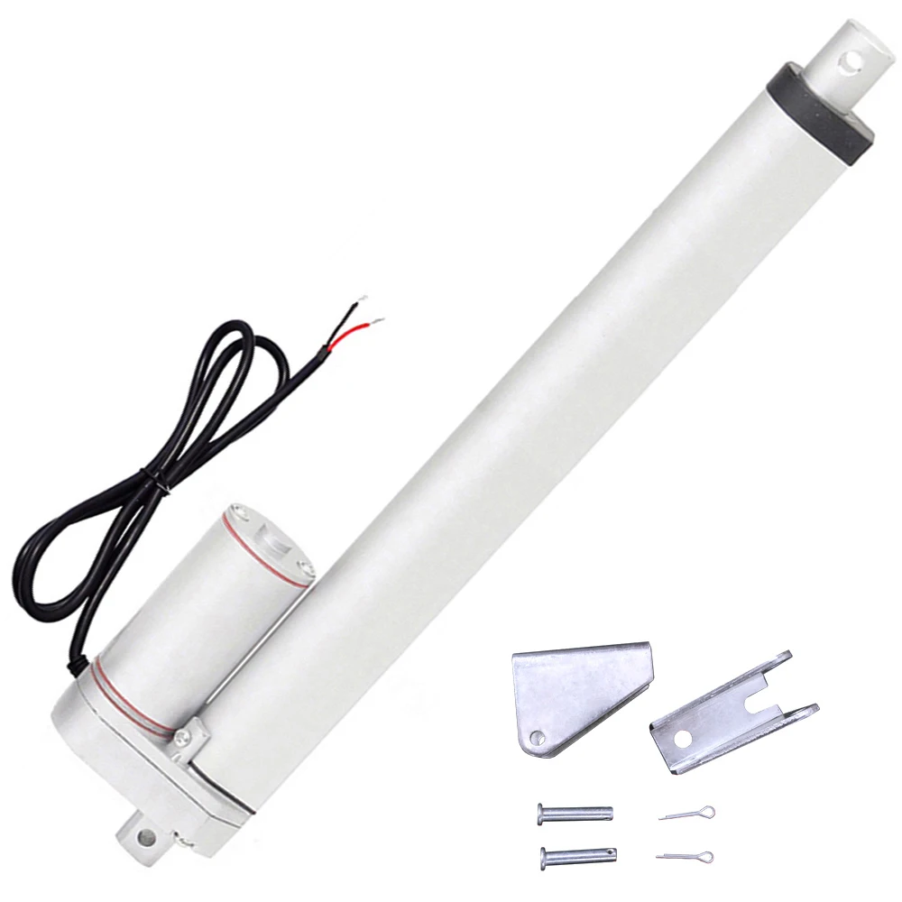 Тяжелый 350 мм 14 дюймовый ход 12 В постоянного тока линейный привод с монтажными