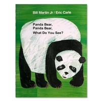 panda bear what do you see english picture book children early education primary school enlightenment parent child reading