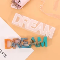 2020 new dream sign silicone resin casting mold jewelry making epoxy mould craft tool diy decoration