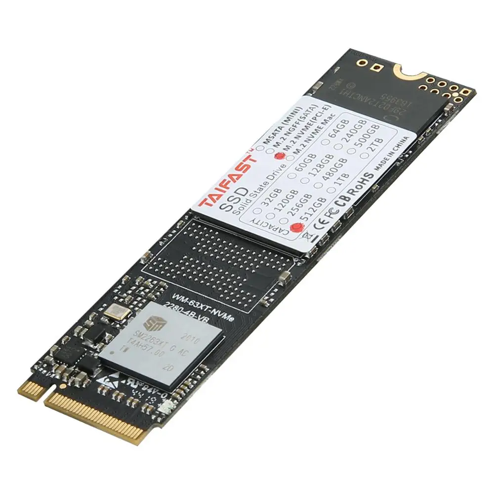Жесткие диски Taifast M2 M.2 128 ГБ 256 500 512 2 ТБ 120 1 PCIe NVMe SSD 2280 совместимый жесткий диск с