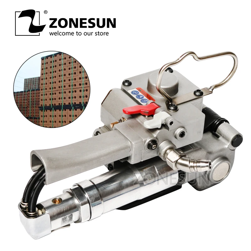 ZONESUN XQD-19/25 портативный пневматический PET пластик PP полипропиленовый ручной