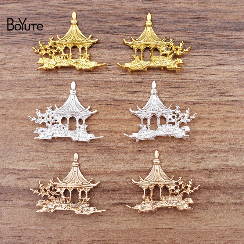 BoYuTe Wholesale 20Pcs Metal Alloy 39*31MM Kiosk Jewelry Materials Diy Hand Made Accessories Parts | Украшения и аксессуары