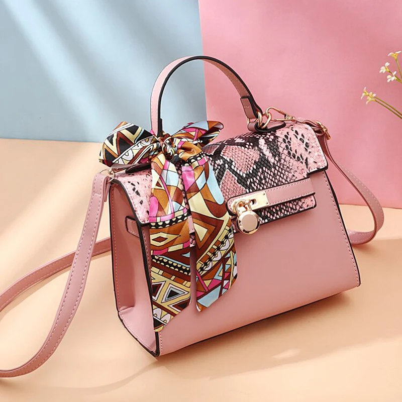 Fashion Leather Single Shoulder Bag Women Handbags Purse Crossbody Strap