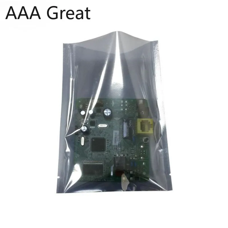 100 шт./лот Антистатическая антистатическая защитная сумка посылка с открытым