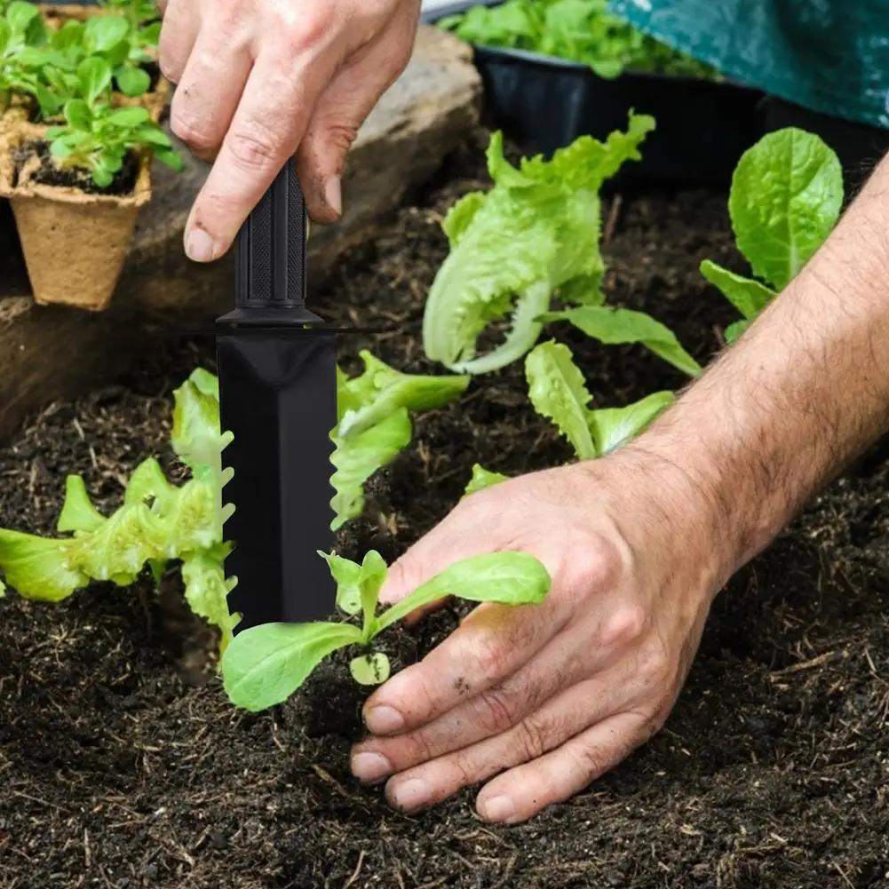 Black Edge Digger Carbon Steel Garden Tool Multifunctional Non-slip Handle For Gardening | Инструменты