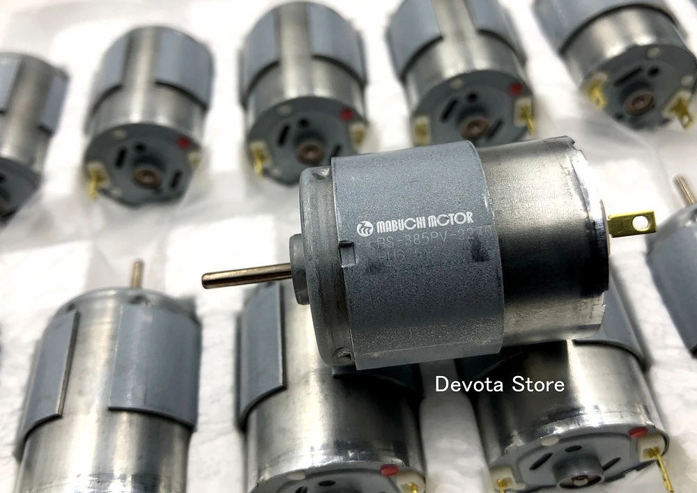 Оригинальные MABUCHI скорости мотора постоянного тока 6 в 12V 20V 24V 15000 об/мин хороший