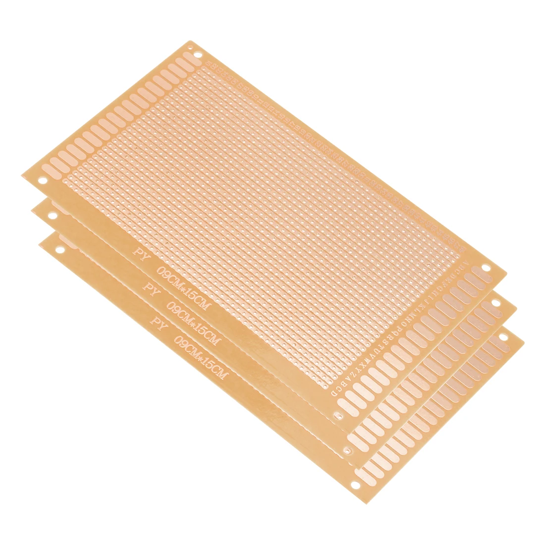 

uxcell Single Sided Universal Paper Printed Circuit Board FR-1 Brown for DIY Soldering