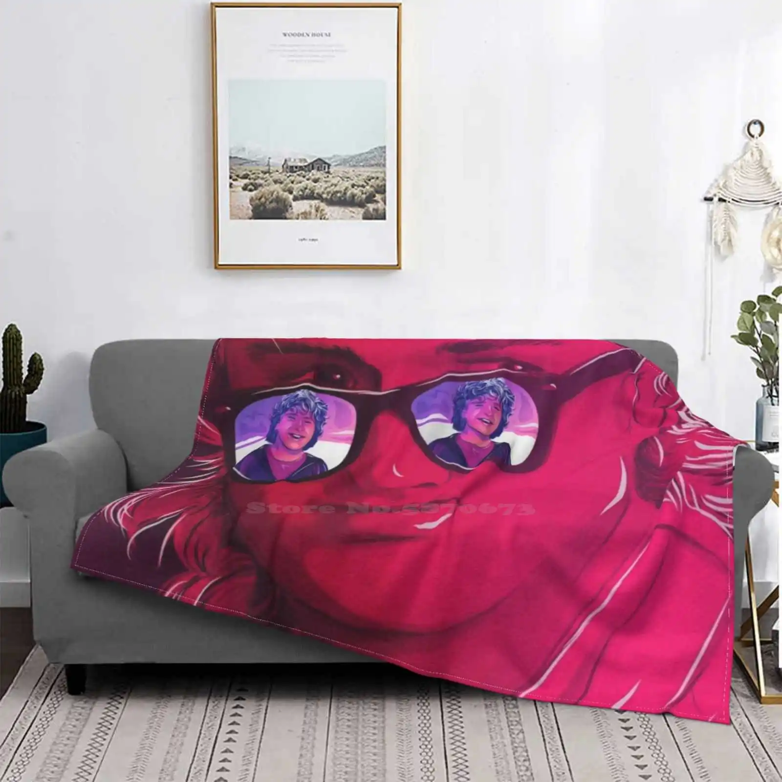 

/ Steve & Dustin / The Baby Sitter For Home Sofa Bed Camping Car Plane Travel Portable Blanket Netflix Dustin Henderson Steve
