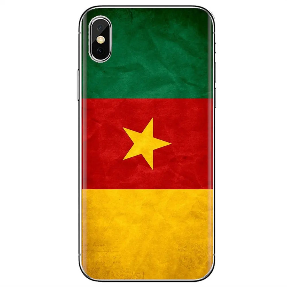 Силиконовый чехол из ТПУ см Флаг Камеруна для iPhone 11 Pro 4 4S 5 5S SE 5C 6 6S 7 8 X XR XS Plus Max iPod