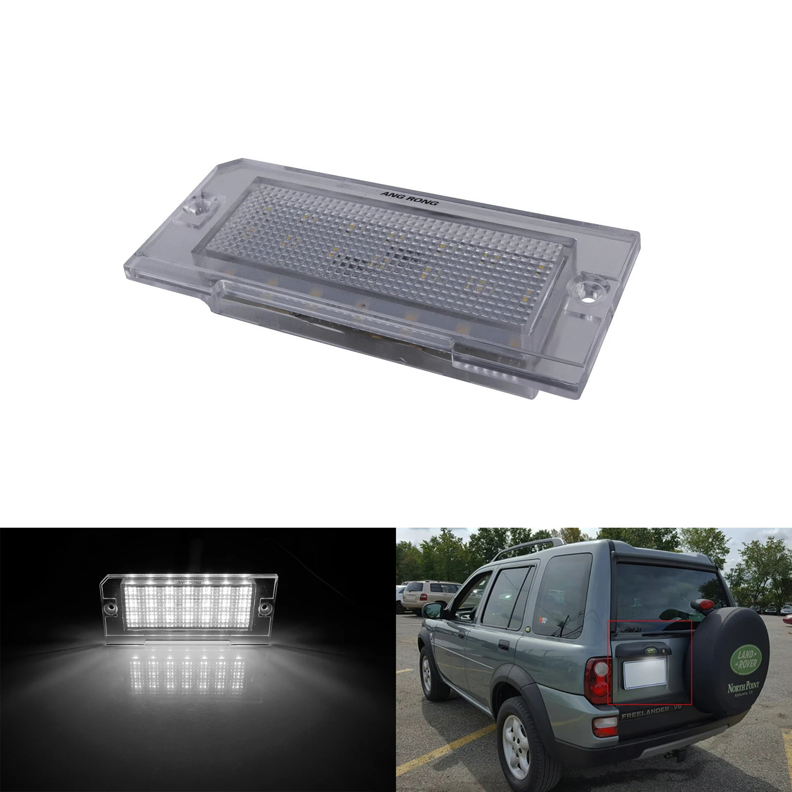 

1x For Land Rover Freelander L314 1998-06 LED License Number Plate Light Canbus
