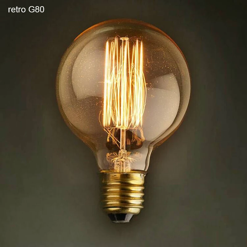 Винтаж decoracion лампы Эдисона e27 220 V/110 V подвесной светильник в стиле ретро 40W лампа Edison светильник накаливания светильник Промышленный Настенный декор