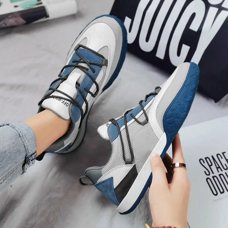 

2021 New Summer Men's Light Lace-Up Sports Shoes Fitness Breathable Mesh Casual Shoes Fashion Colorful Outdoor Running Sneakers