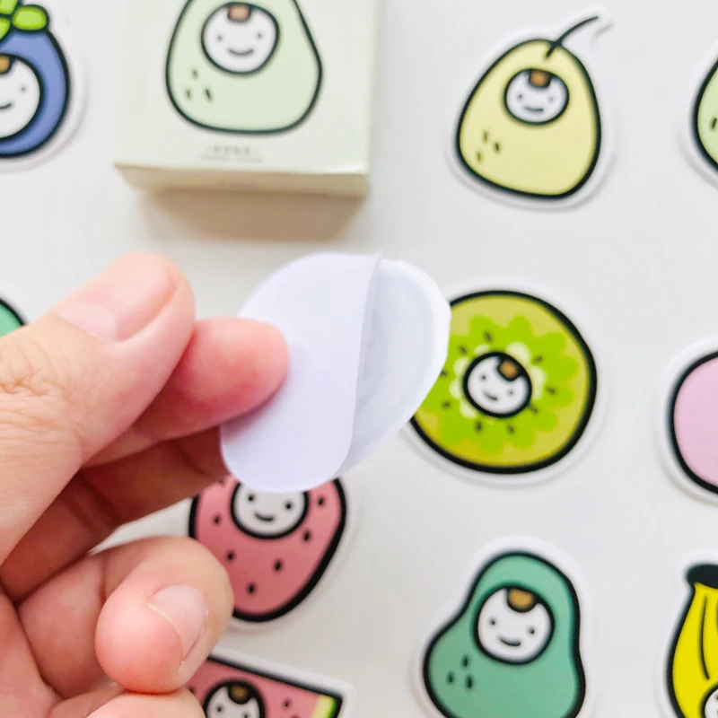 45 шт./кор. черная линия Авокадо Фрукты головы DIY декоративные наклейки