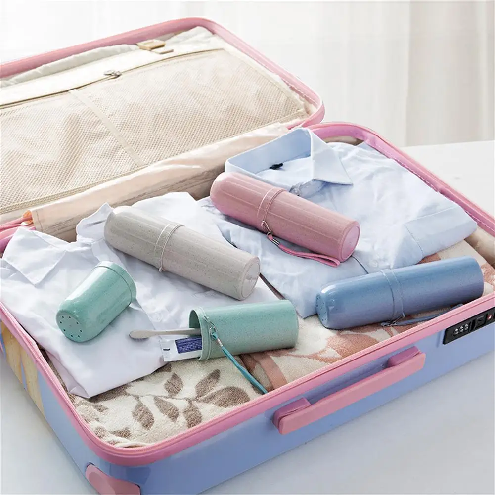 Зубная щётка держатель Пластик Путешествия зубная паста ящик для хранения