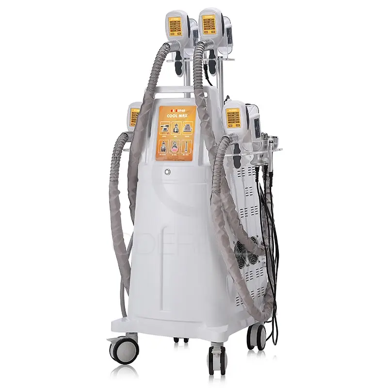 

8 In 1 Cryolipolisis Fat Freezing Coolsculpting Body Slimming Machine Weight Loss Beauty Equipment With Double Chin Cavitation