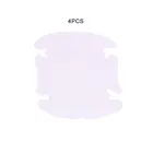 Защитная пленка на дверную ручку автомобиля, наклейки на кожаную ручку носорога, наклейки на дверную ручку, прозрачные, четыре штуки