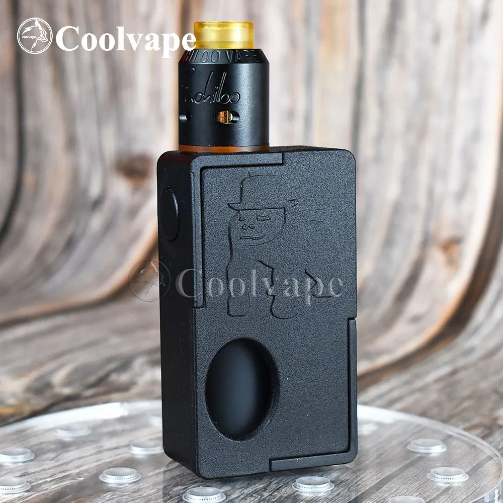Механический сквонк бокс мод с coolvape RDA 13 мл силиконовая бутылка 18650 батарея
