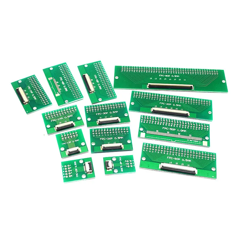 2 шт FFC/FPC плоская кабельная трансферная пластина от 0 5 до 54 мм 6/8/10/12/20/24/26/30/34/40/50/60P